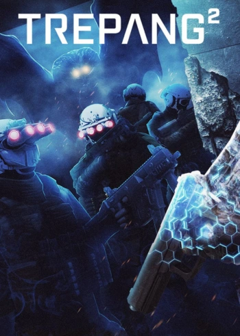 Trepang2 Steam key PC cover art showing armed soldiers in tactical gear with glowing blue lights and a supernatural entity in a dark combat scene